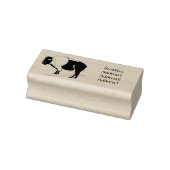 Happy American bison buffalo illustratie Rubberstempel (Stempel)