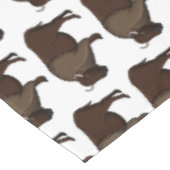 Happy American bison buffalo illustratie Tafelkleed (Gekanteld)