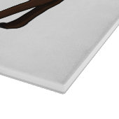 Happy American bison buffalo illustration Snijplank (Hoek)