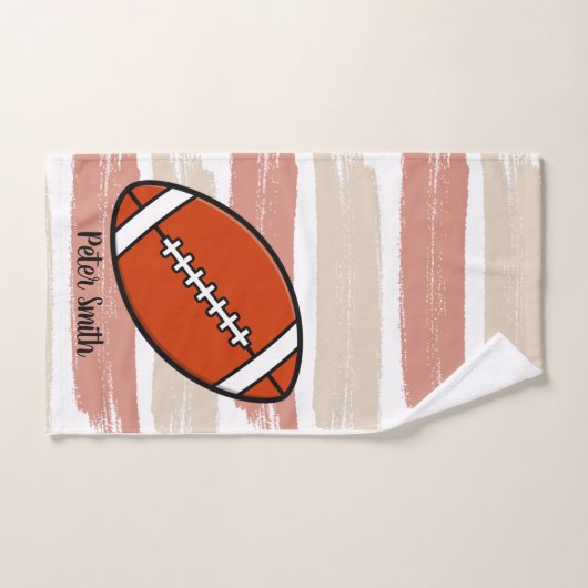 Happy american football fun day bad handdoek (Handdoek)