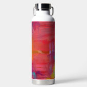 Happy and Bright Colorful Mixed Media Waterfles (Voorkant)