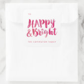 Happy and Bright Gift Label Sticker (Tas)