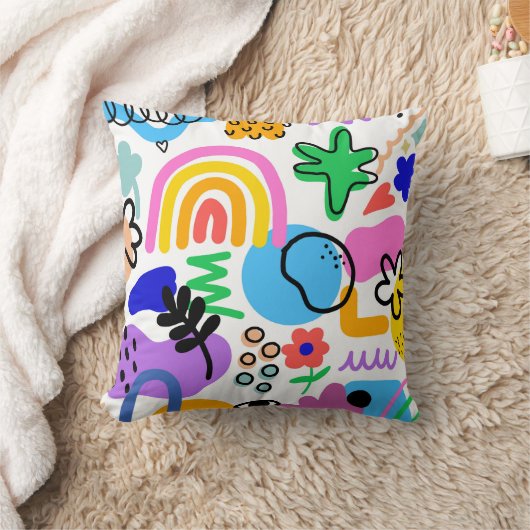 Happy and colorful abstract designs kussen (Deken)
