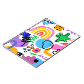 Happy and colorful abstract designs notitieboek (Linkerzijde)