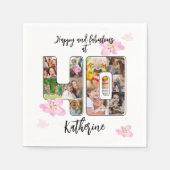 Happy and Fabulous 40th Birthday Multi Photo Servet (Voorkant)