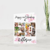 Happy and Fabulous 60th Birthday Multi Photo Card Kaart (Voorkant)