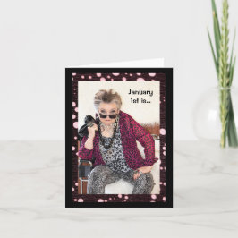 Happy and Healthy nieuwjaarsgroet Kaart