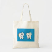 Happy and Sad Teeth Tote Bag (Voorkant)