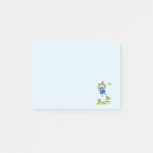 Happy Angel Fairy Jumping en Dansend Buiten Post-it® Notes