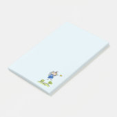Happy Angel Fairy Jumping en Dansend Buiten Post-it® Notes (Schuin)