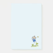 Happy Angel Fairy Jumping en Dansend Buiten Post-it® Notes (Voorkant)