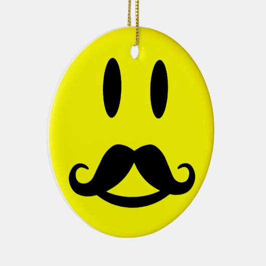 Happy & Angry Mustache ornament (Rechts)