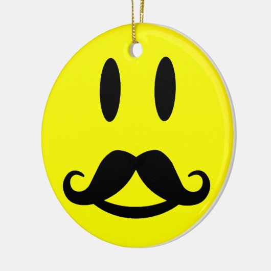 Happy & Angry Mustache ornament (Links)