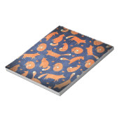 Happy animal vos-patroon notitieblok (Linkerzijde)