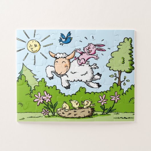 Happy Animals Legpuzzel (Horizontaal)