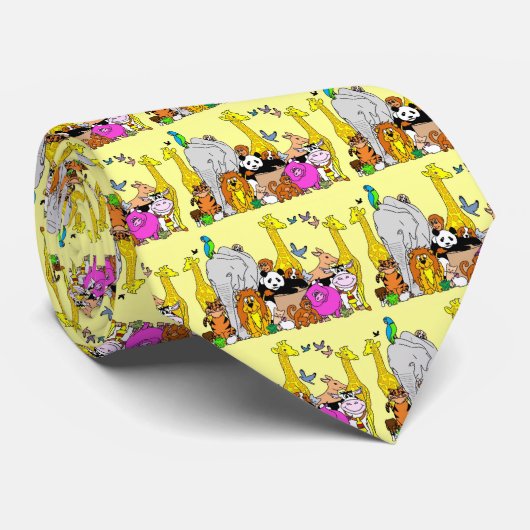 Happy Animals Stropdas (Opgerold)