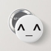 Happy Anime Face Ronde Button 5,7 Cm (Voorkant /achterkant)