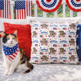 Happy Anniversary America 250 Years  Buitenkussen