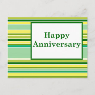 Happy Anniversary beroemd gemaakt door Spring Stri Briefkaart