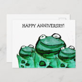Happy Anniversary Briefkaart (Voorkant / Achterkant)
