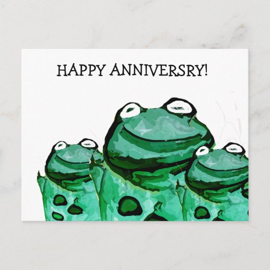 Happy Anniversary Briefkaart (Voorkant)