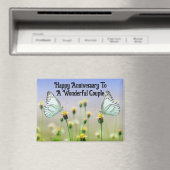 Happy Anniversary Butterflies Magnet (Insitu (Vaatwasser))