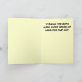 Happy Anniversary Craziest Couple I know Kaart (Binnen)