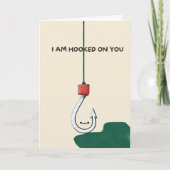 Happy Anniversary Cute Funny Simple Hook Card Kaart (Voorkant)