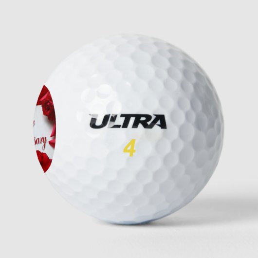 **HAPPY ANNIVERSARY GOLFER*** GOLF BALL GOLFBALLEN (Logo)