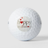 **HAPPY ANNIVERSARY GOLFER*** GOLF BALL GOLFBALLEN (Voorkant)