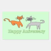 Happy Anniversary Kat stickers (Voorkant)