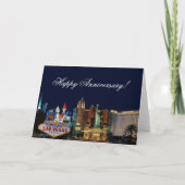 Happy Anniversary Las Vegas Card Kaart (Voorkant)