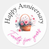 Happy anniversary stickers (Voorkant)