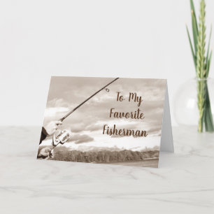 HAPPY ANNIVERSARY TO MY *FAVORITE FISHERMAN* KAART