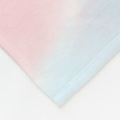 Happy anniversary wedding name date year pastel fleece deken (Hoek)