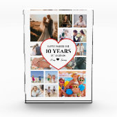 Happy Anniversary With Heart In Centre Photo Block Fotoblokken (Voorkant)