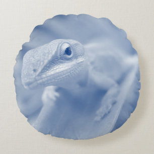 Happy Anole Rond Kussen