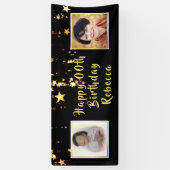 Happy ANY Birthday | Sterren | Toen & nu foto's Spandoek (Verticaal)