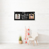 Happy ANY Birthday | Sters | Toen en nu foto's ver Spandoek (Insitu)