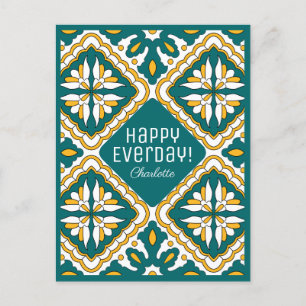 Happy {any] Met naam 💛 prachtig Marokkaans Briefkaart