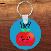 Happy Apple Good Luck Sweet Pure Motivation Sleutelhanger (Voorkant)