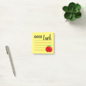 Happy Apple Good Luck Wish Motivation School Post-it® Notes (Kantoor)