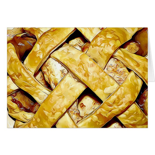 Happy Apple Pie Day Recipcard (Voorkant Horizontaal)