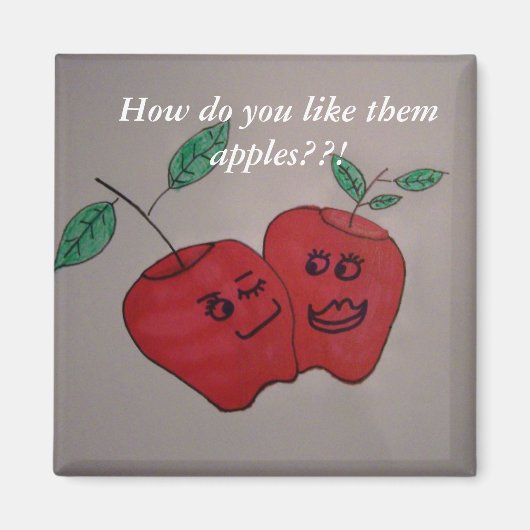 Happy Apples Magnet (Voorkant)