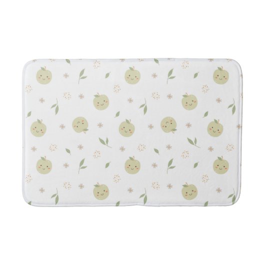 Happy Apples Patroon - Badmat (Voorkant)
