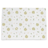 Happy Apples Patroon - Grote Gift Bag Groot Cadeauzakje (Voorkant)