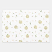 Happy Apples Patroon - Inpakpapier Set (Voorkant)