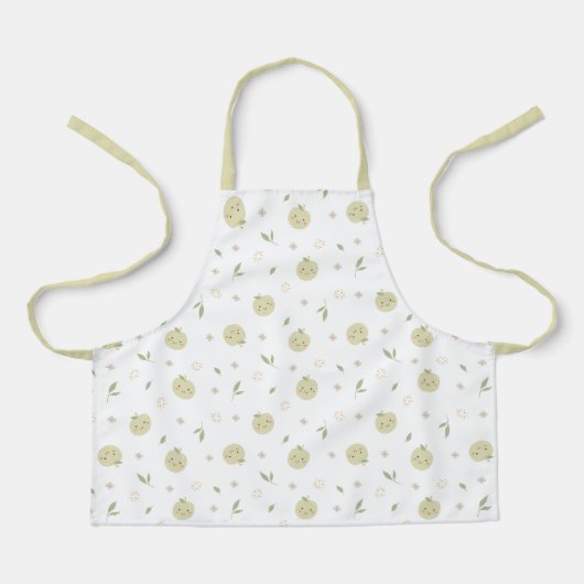 Happy Apples Pattern - Schort (Voorkant)