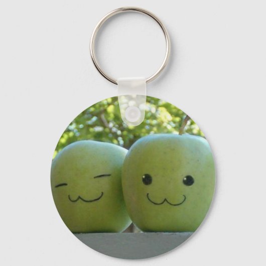 Happy apples sleutelhanger (Voorkant)