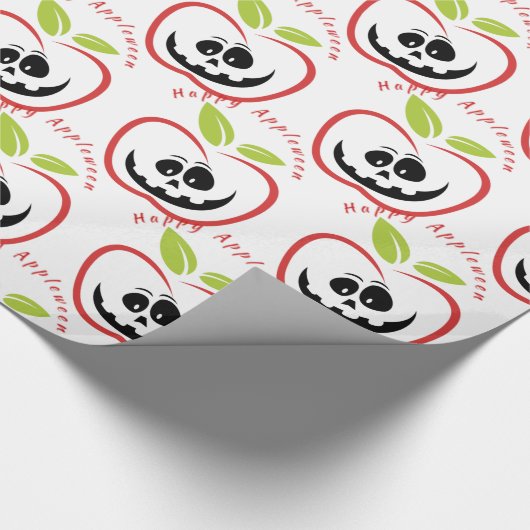Happy Appleween Jack O'lantern Thunder_Cove Cadeaupapier (Hoek)